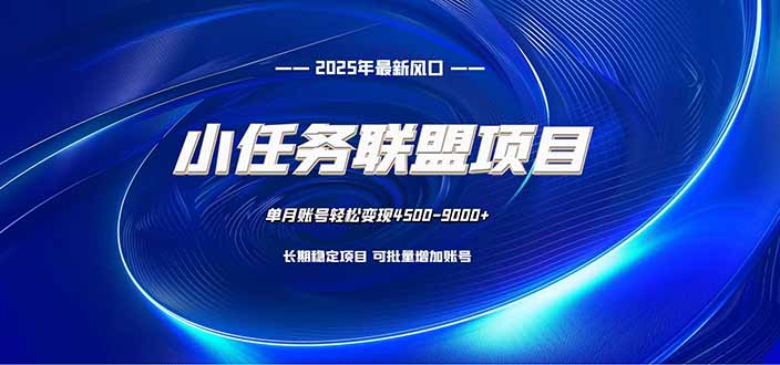 小任务联盟项目：一台电脑每天只需10分钟，轻松简单稳定