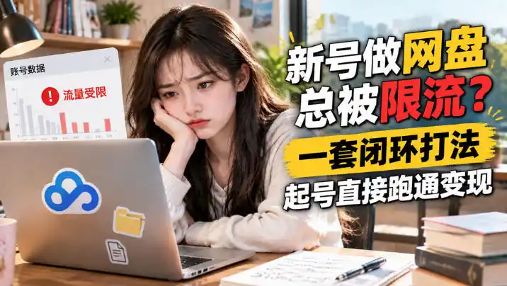 网盘拉新SOP：小白新号过限流