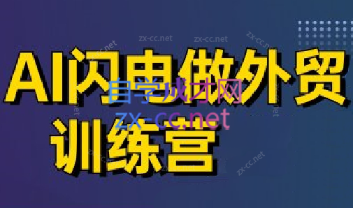 大卫·AI闪电做外贸训练营(更新6月)