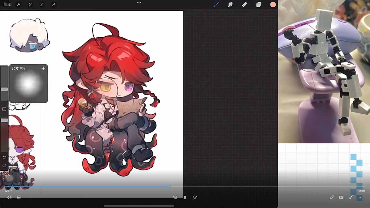 零基础学Q版立绘：从头身比例到服装细化，掌握让角色又可爱又有设计感的核心技法